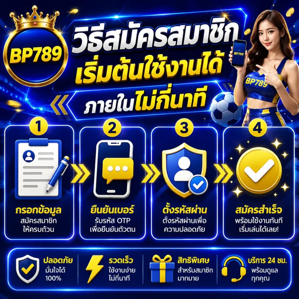 เริ่มต้นใช้งาน BP789 ได้ง่ายในไม่กี่ขั้นตอน